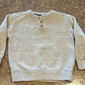 4T Cat & Jack Henley Soft Cotton Sweater